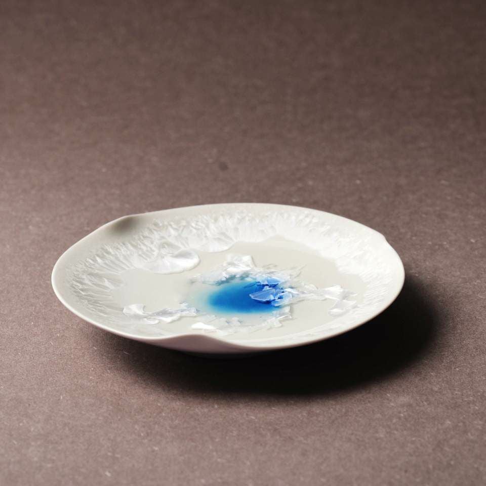 月華（げっか） 単品 月華 菓子皿 〈1個〉 京焼・清水焼 |皿や鉢など和