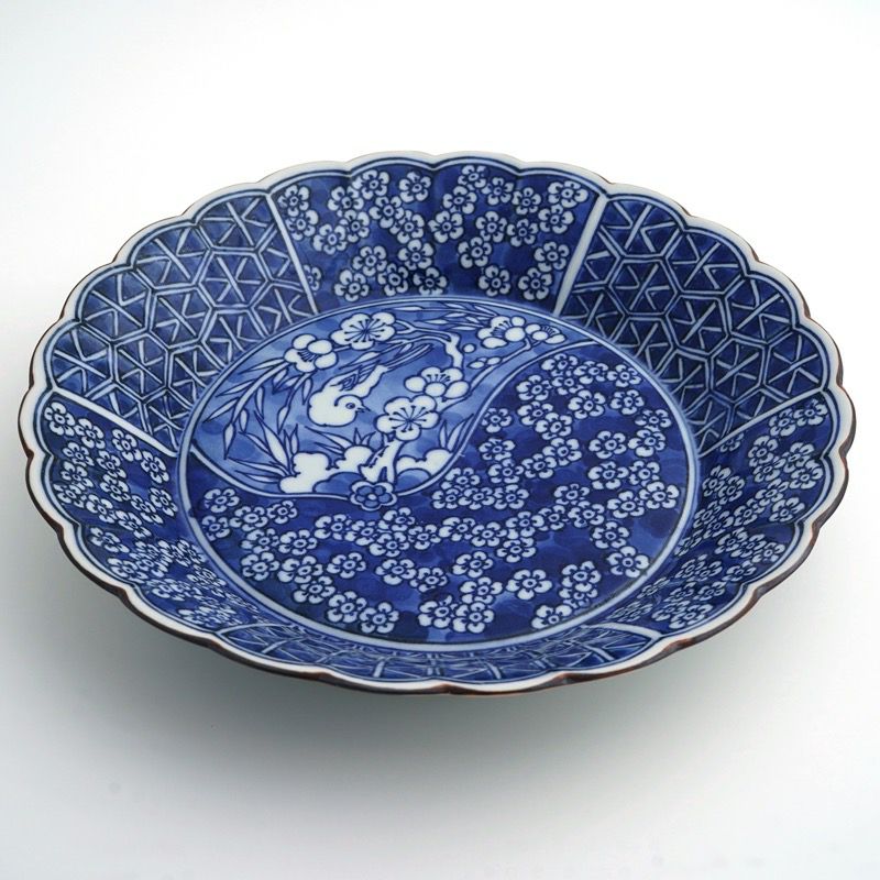【新品未使用】★貴重　山口洋一作　ぶどう模様の磁器食器セット 5点 山本長左（やまもとちょうざ） 【山本長左】中鉢 ぶどう（1個） |皿や