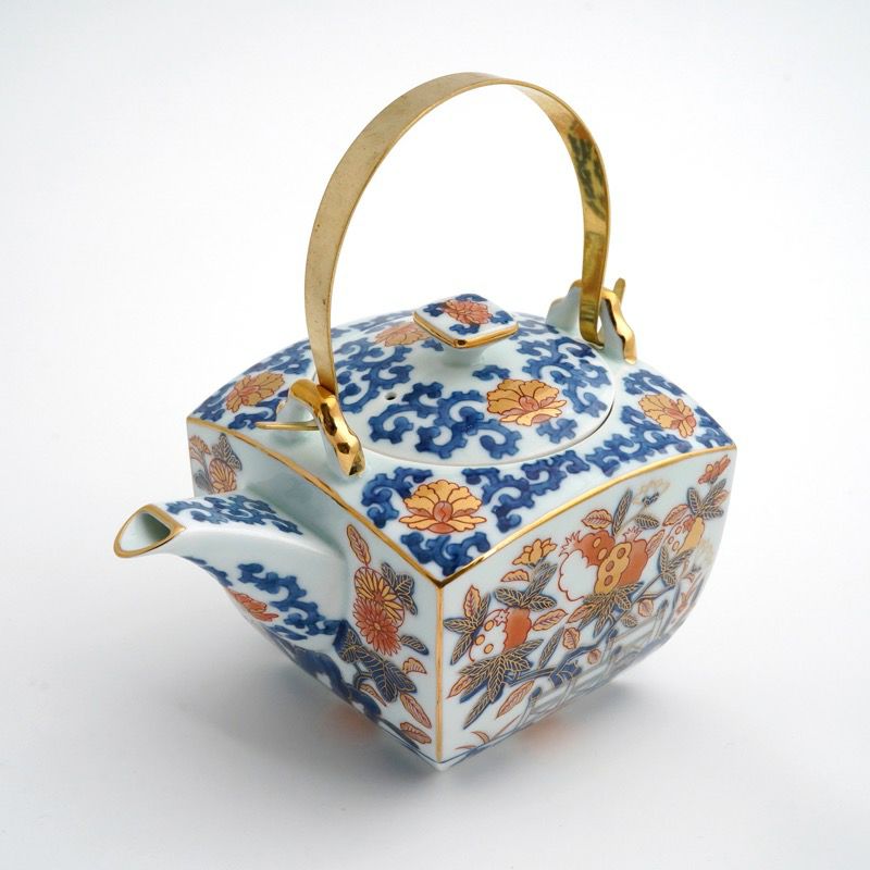古伊万里シリーズ 【波佐見焼】古伊万里柘榴 土瓶 茶器揃〈土瓶1個