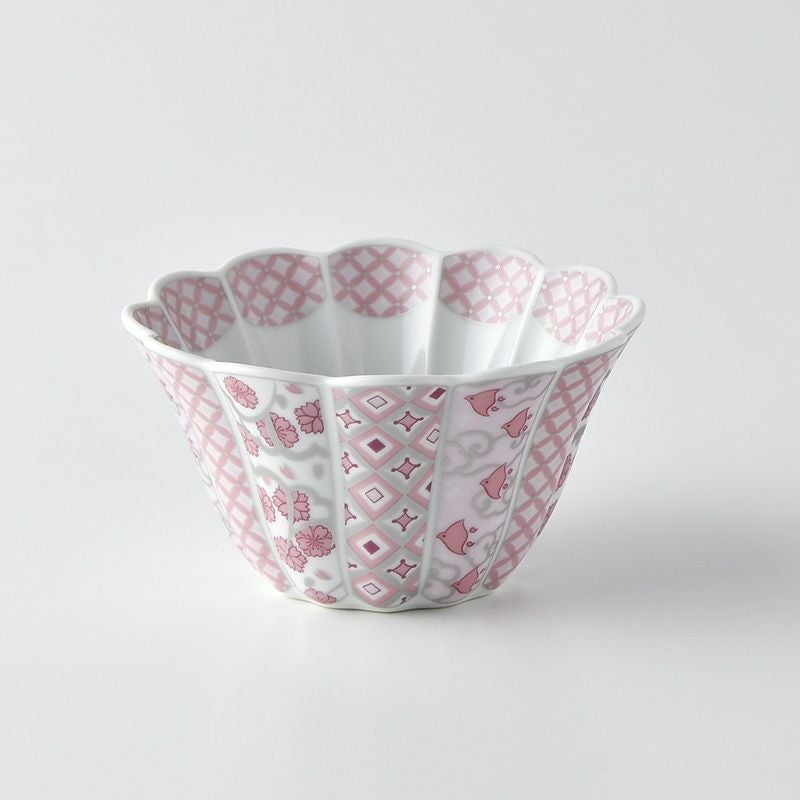 花離宮シリーズ 【波佐見焼】花離宮 12cm ボウル（ピンク）〈1個〉 |皿