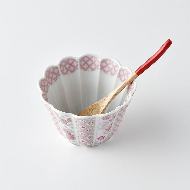 花離宮シリーズ 【波佐見焼】花離宮 10cm ボウル（ピンク）〈1個〉 |皿