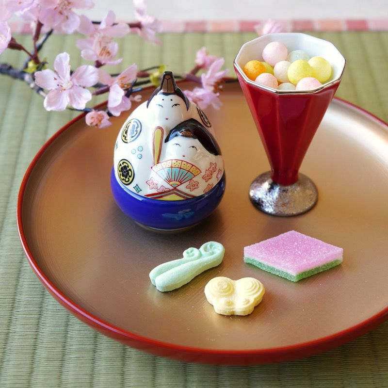 有田焼・伊万里焼（佐賀県） 【有田焼】錦夫婦びな 珍味入〈1個〉 |皿