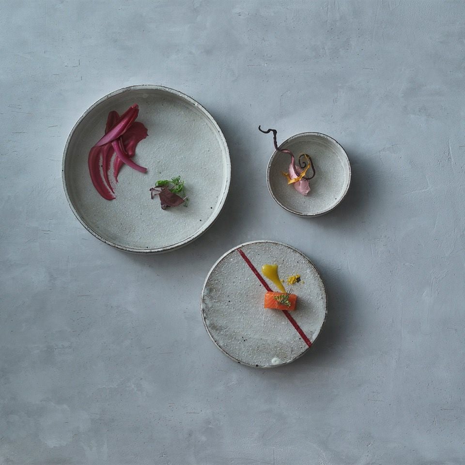 ◎COCHI KASANE | 重　TORINOKO KASANE | 重 【COCHI】KASANE 24cm / TORINOKO（粉引）〈1枚
