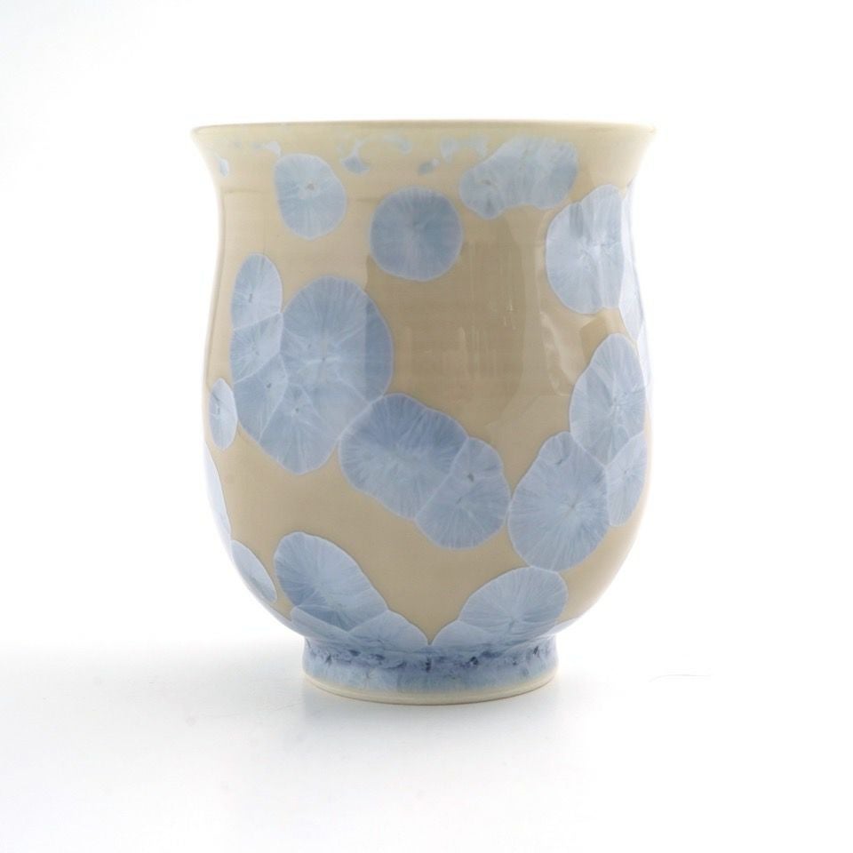 花結晶 【京焼・清水焼】花結晶 湯呑（銀花）〈1個〉 |皿や鉢など和