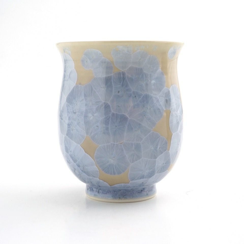 花結晶 【京焼・清水焼】花結晶 湯呑（銀花）〈1個〉 |皿や鉢など和