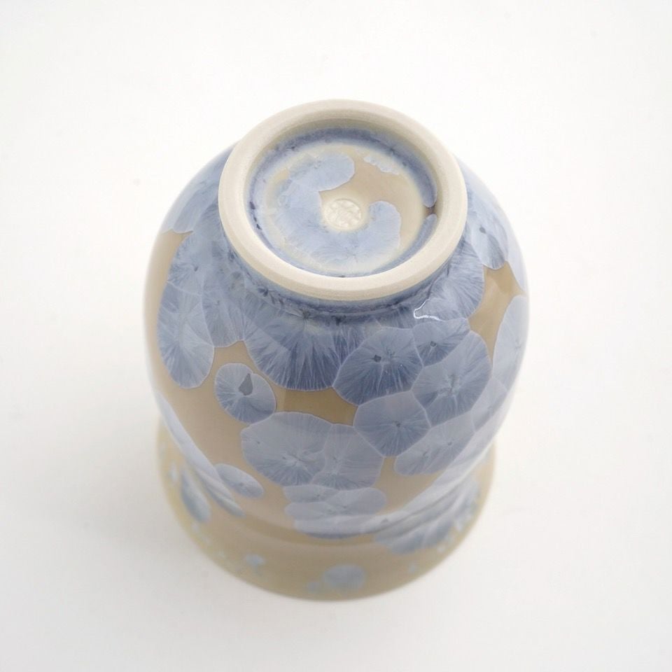 花結晶 【京焼・清水焼】花結晶 湯呑（銀花）〈1個〉 |皿や鉢など和