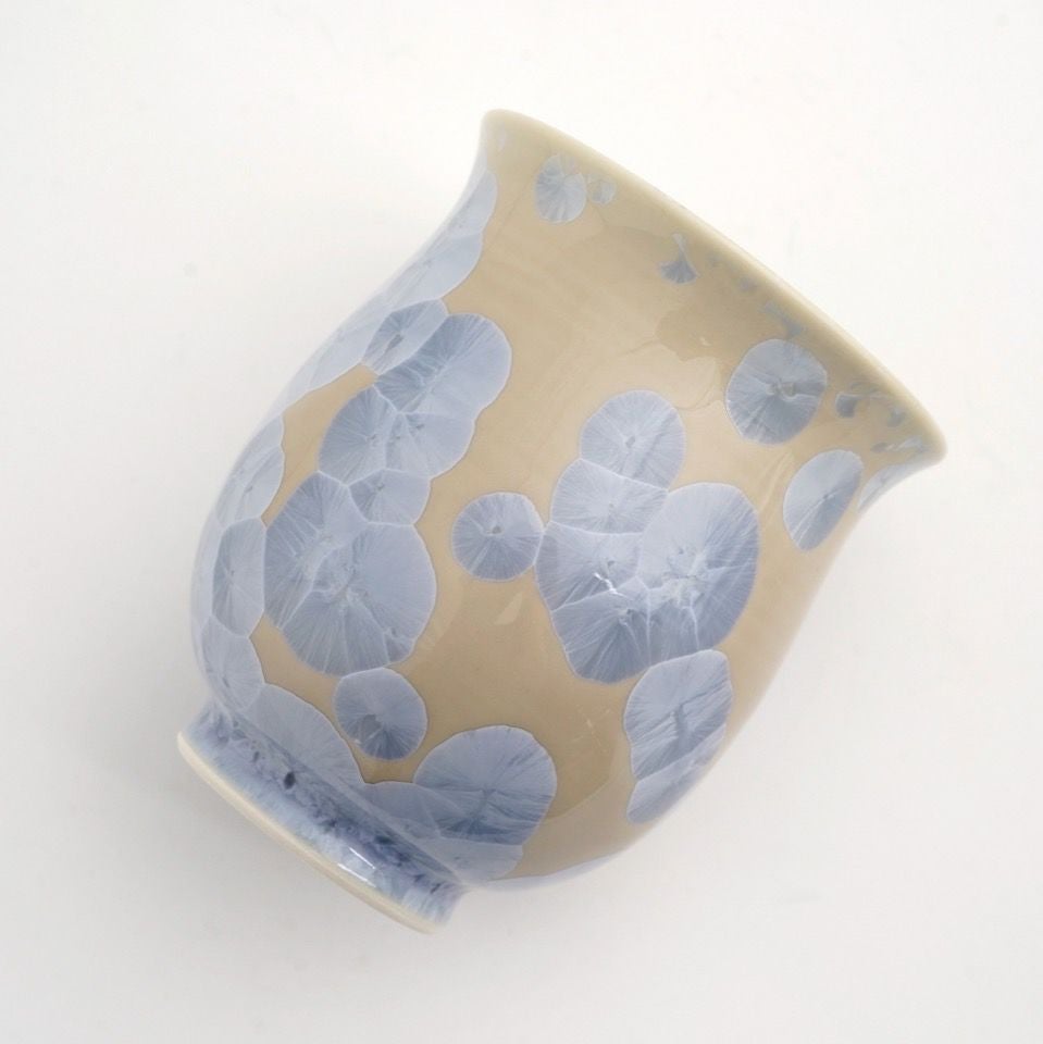 花結晶 【京焼・清水焼】花結晶 湯呑（銀花）〈1個〉 |皿や鉢など和