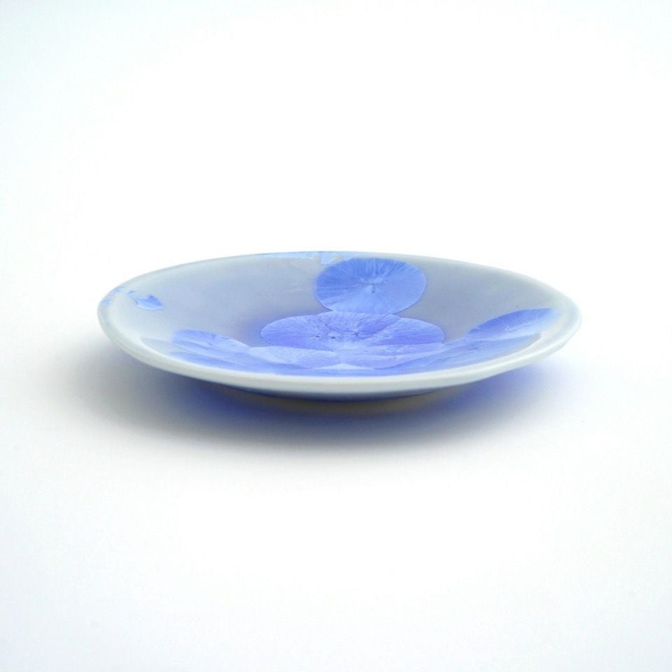花結晶 【京焼・清水焼】花結晶 三寸皿（青）〈1枚〉 |皿や鉢など和