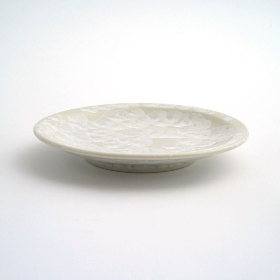 花結晶 【京焼・清水焼】花結晶 銘々皿（白）〈1枚〉 |皿や鉢など和