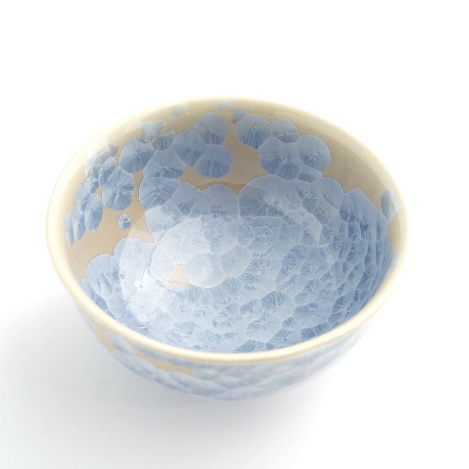 花結晶 【京焼・清水焼】花結晶 組茶碗（銀花・金花）〈2個〉 |皿や鉢