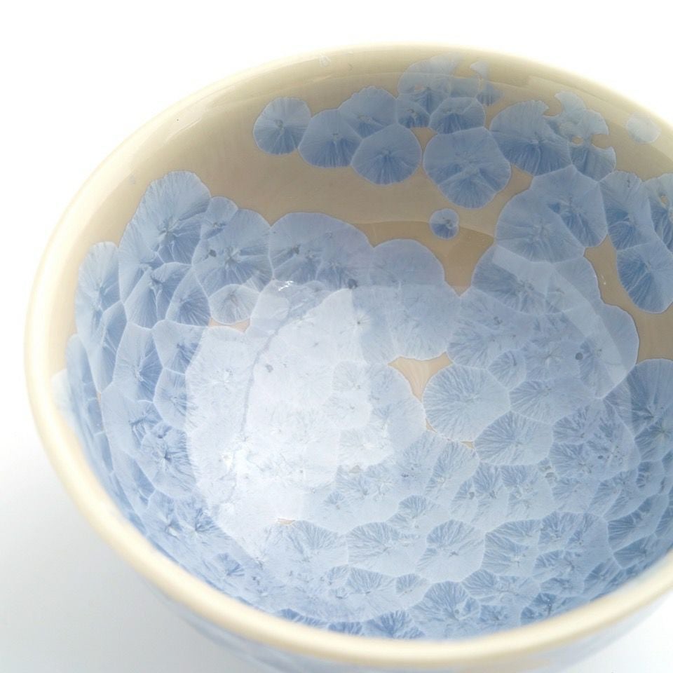 花結晶 【京焼・清水焼】花結晶 組茶碗（銀花・金花）〈2個〉 |皿や鉢
