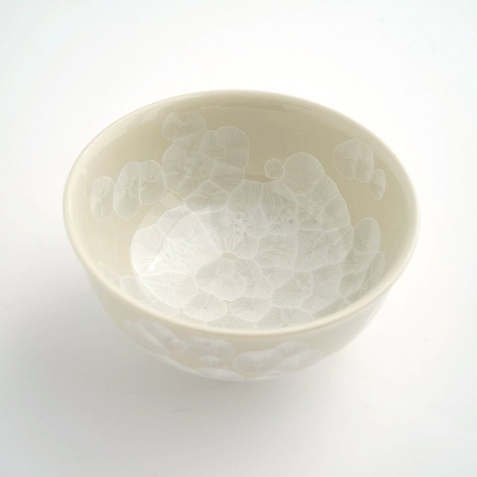 花結晶 【京焼・清水焼】花結晶 組茶碗（青・白）〈2個〉 |皿や鉢など