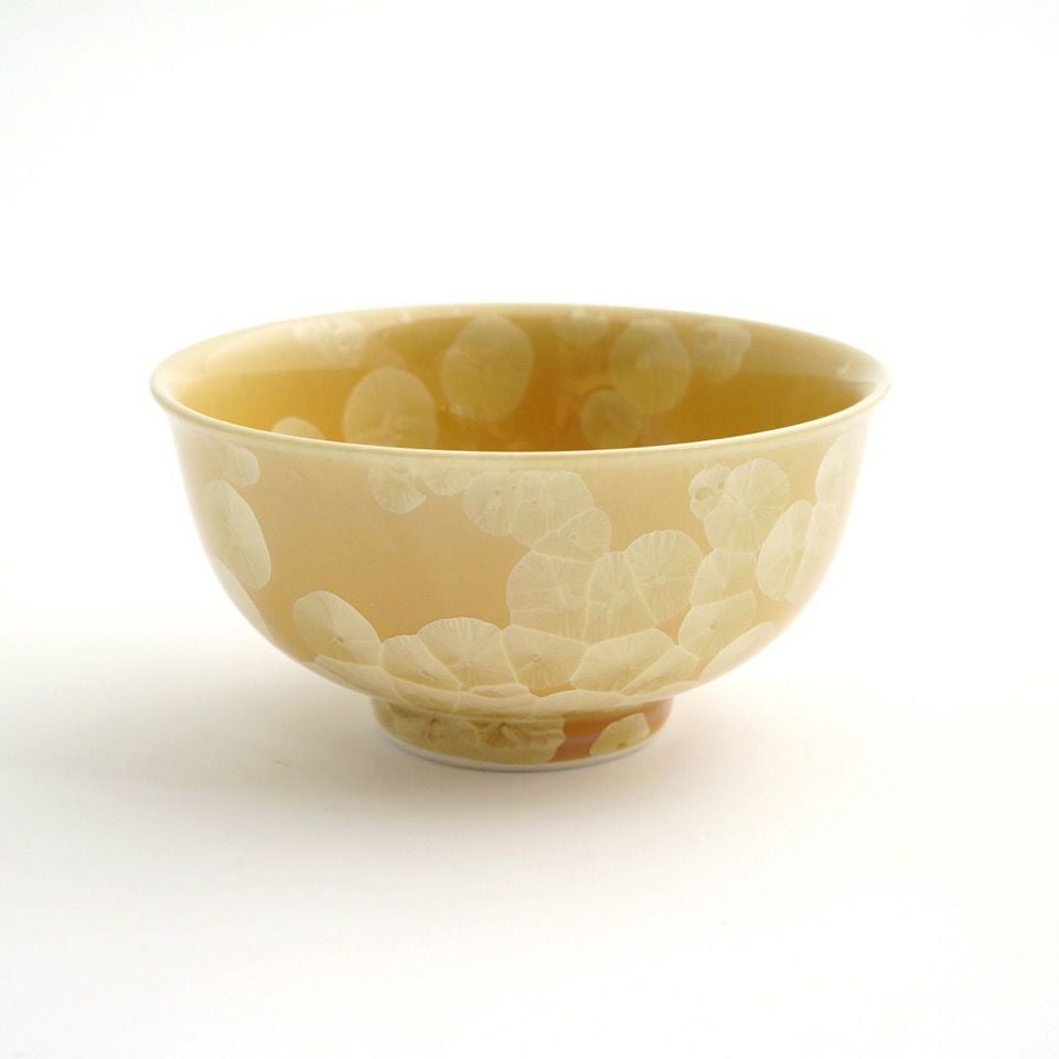 花結晶 【京焼・清水焼】花結晶 組茶碗（銀花・金花）〈2個〉 |皿や鉢