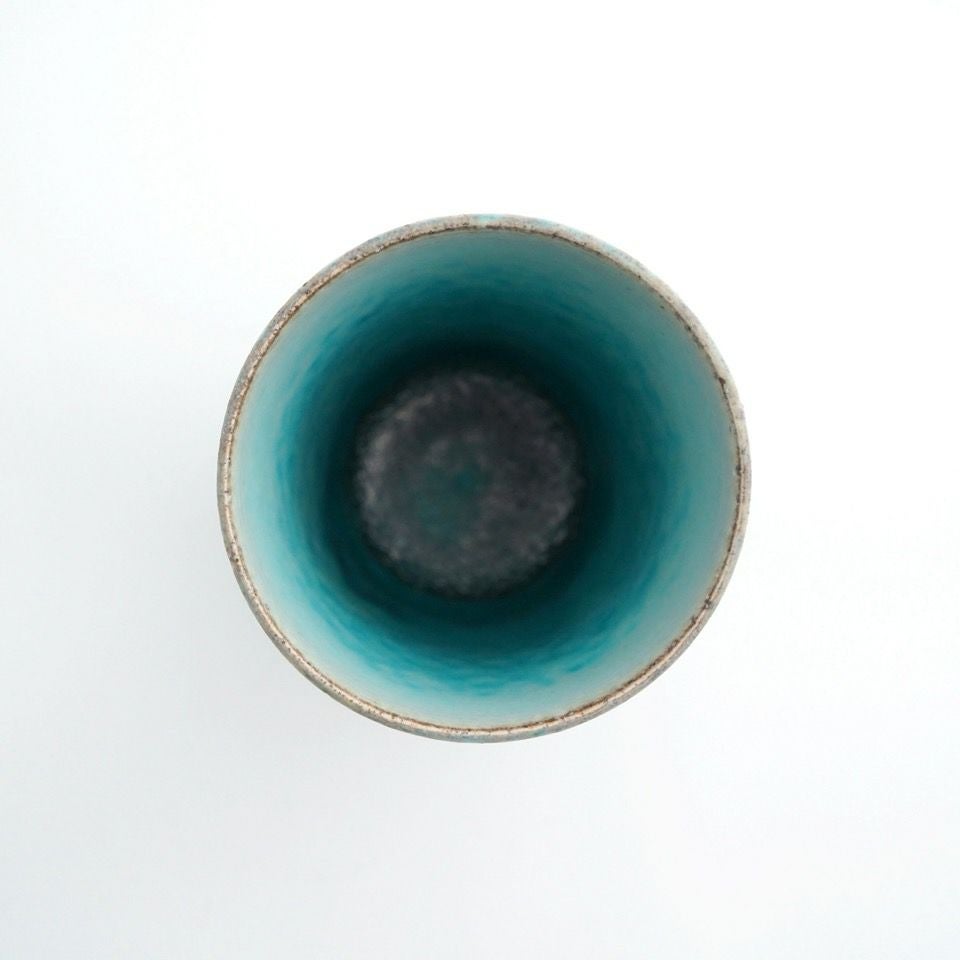 京焼 小鉢 フリーカップ 3個セット (9cm×7cm) シリーズ以外・その他 ターコイズ フリーカップ 双〈2個〉 京焼