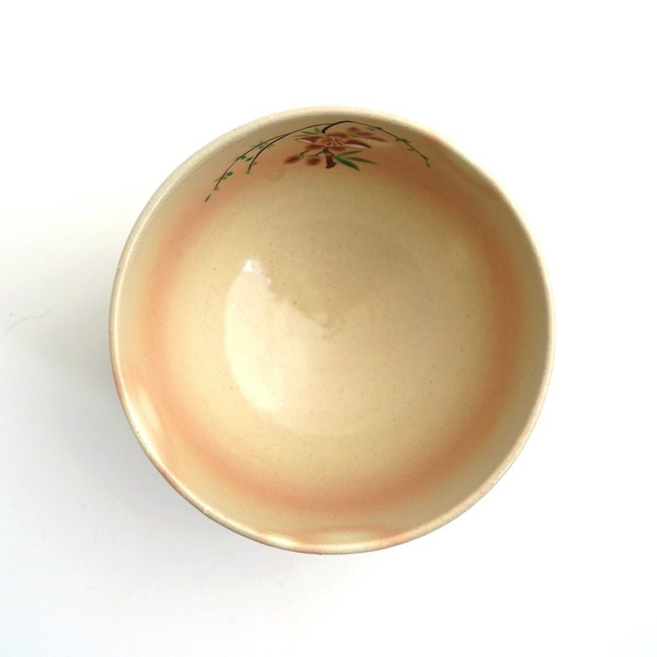 京焼・清水焼 抹茶碗 【京焼・清水焼】桃 抹茶碗〈1個〉 |皿や鉢など和