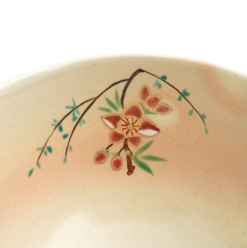 京焼・清水焼 抹茶碗 【京焼・清水焼】桃 抹茶碗〈1個〉 |皿や鉢など和