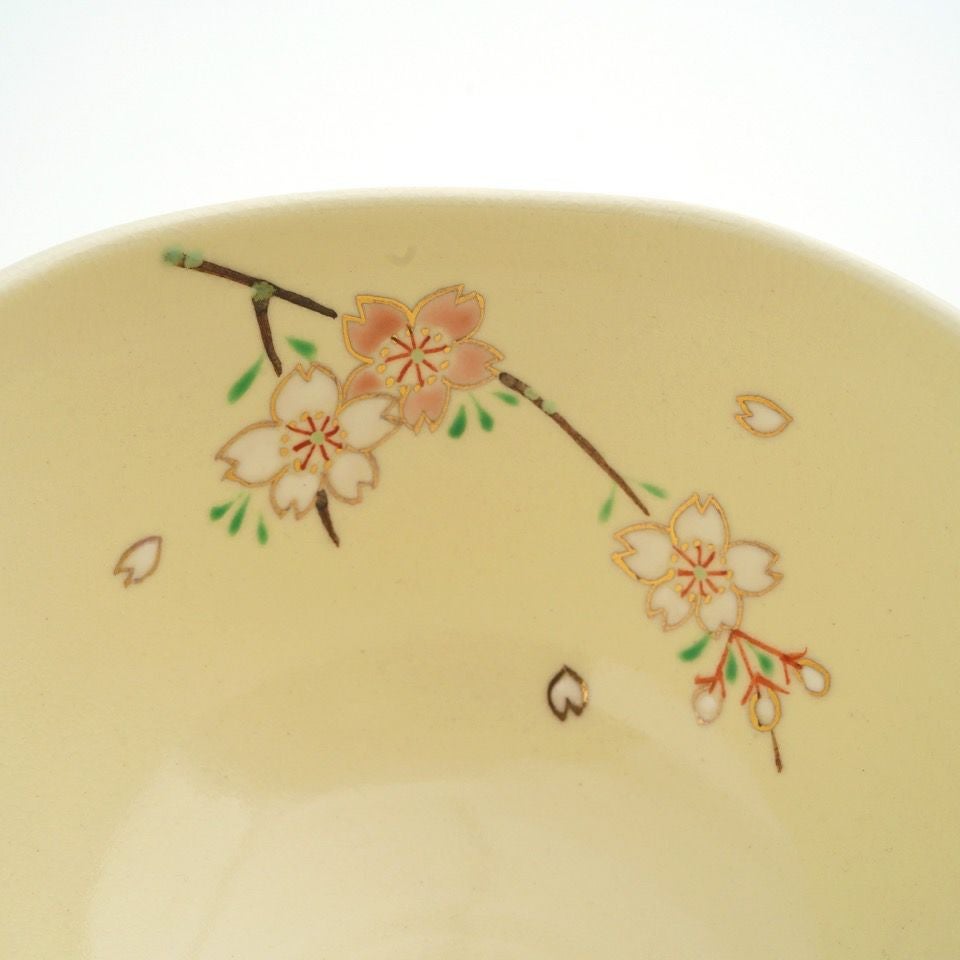 京焼・清水焼 抹茶碗 【京焼・清水焼】仁清しだれ桜 抹茶碗〈1個〉 |皿