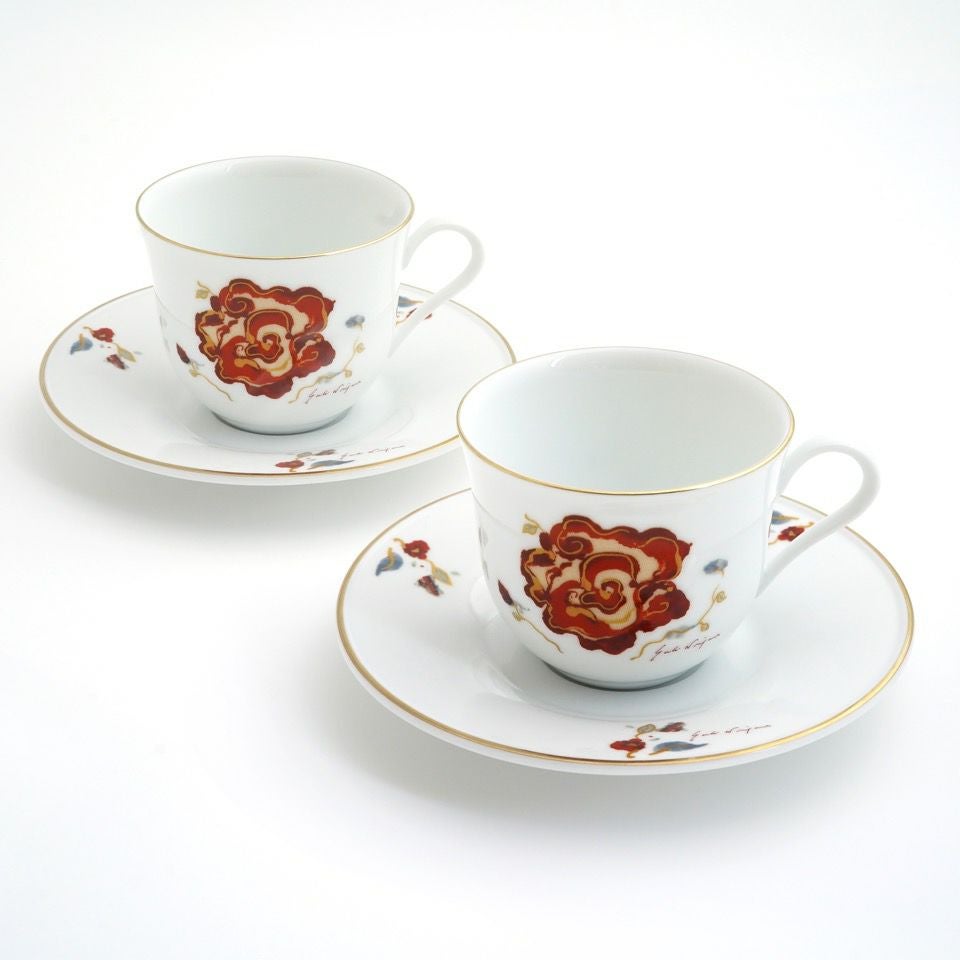 蜷川有紀×たち吉 蜷川有紀 カオスの薔薇 Pair Coffee set〈2組〉 |皿や