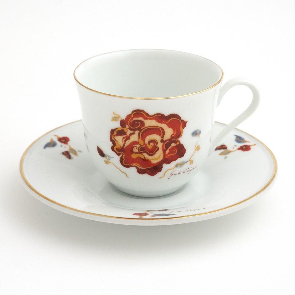 蜷川有紀×たち吉 蜷川有紀 カオスの薔薇 Pair Coffee set〈2組〉 |皿や