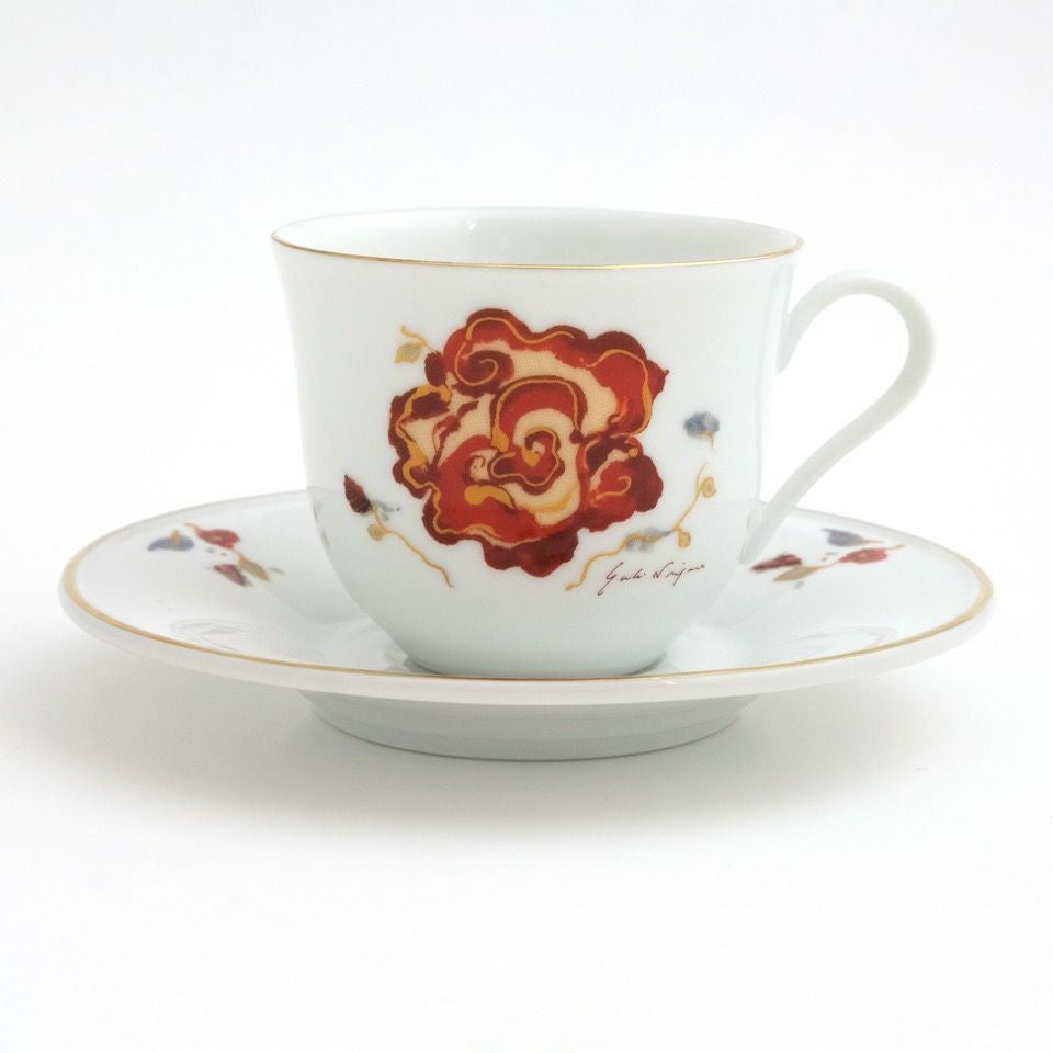 蜷川有紀×たち吉 蜷川有紀 カオスの薔薇 Cup&saucer〈1組〉 |皿や鉢