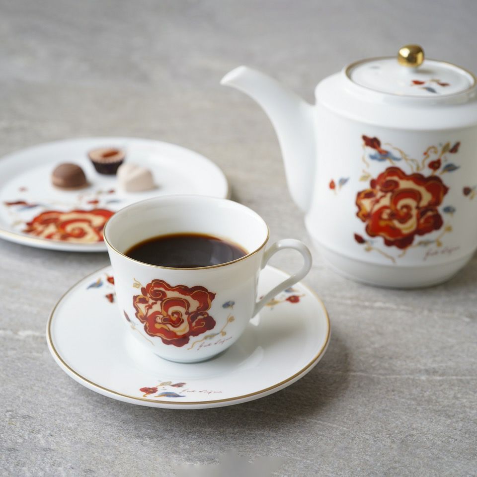 蜷川有紀×たち吉 蜷川有紀 カオスの薔薇 Cup&saucer〈1組〉 |皿や鉢