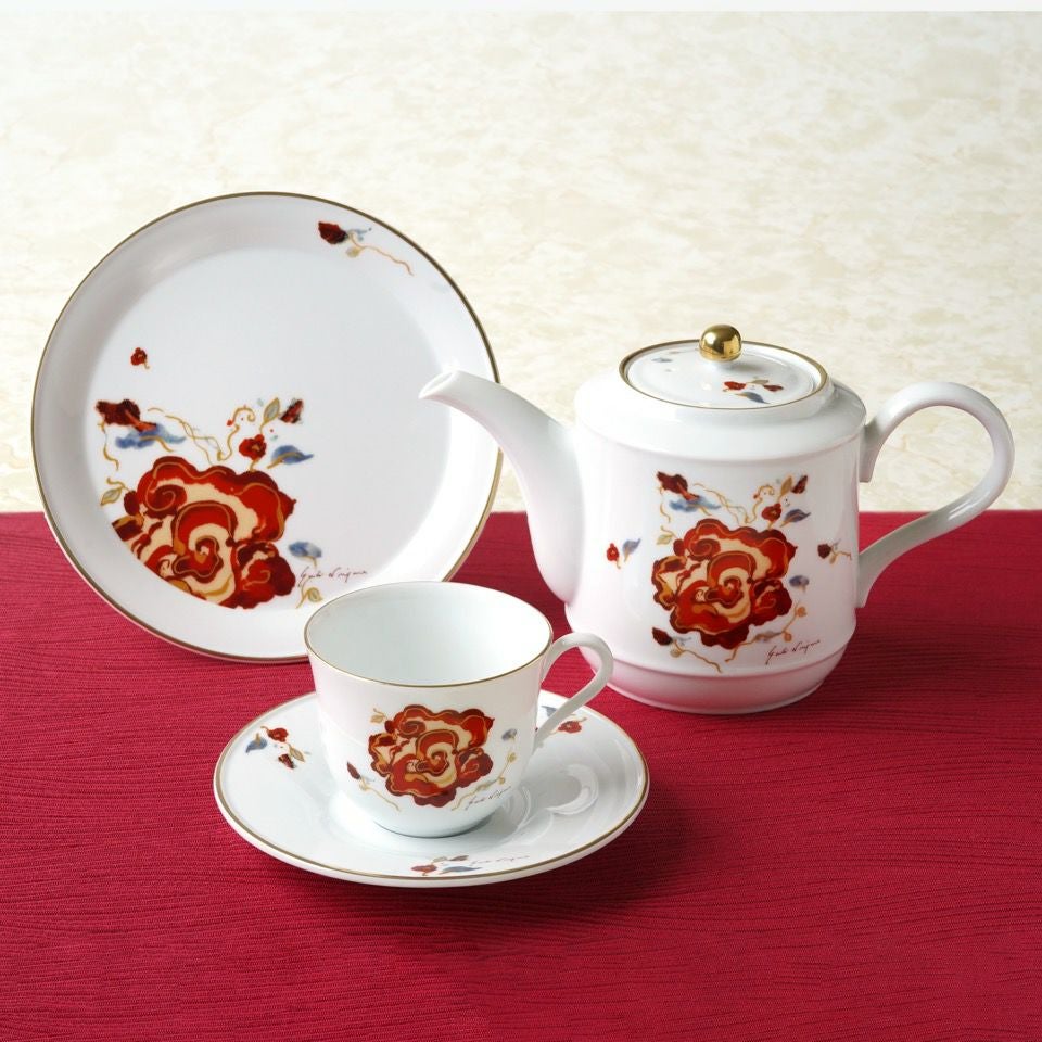 蜷川有紀×たち吉 蜷川有紀 カオスの薔薇 Cake plate〈1枚〉 |皿や鉢