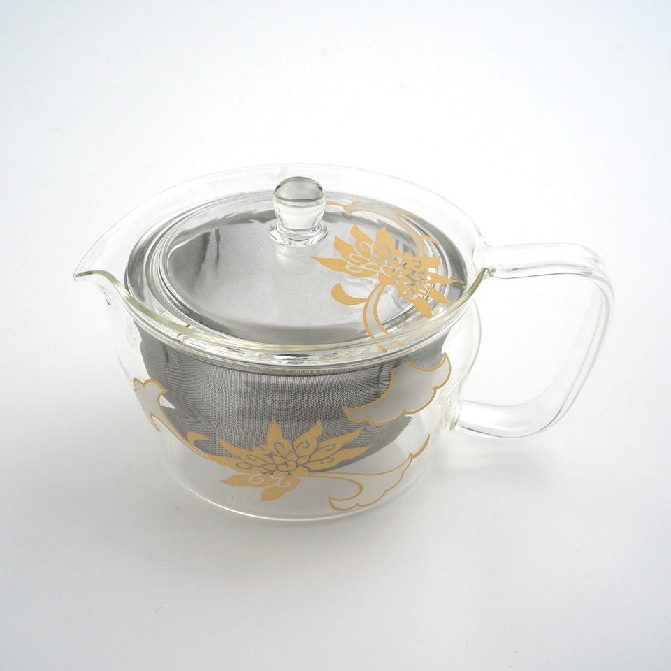 HARIO×たち吉 HARIO×たち吉 茶茶急須 禅・湯呑セット 京唐草〈急須1個