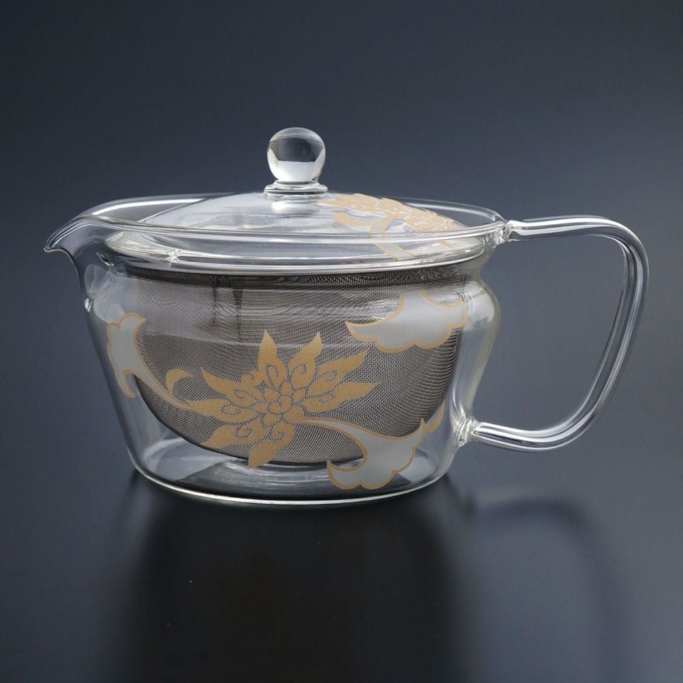 たち吉　色唐草急須と湯呑みセット 未使用 たち吉 色唐草 茶器揃え 急須＋湯呑み5個 茶器セット 美濃焼