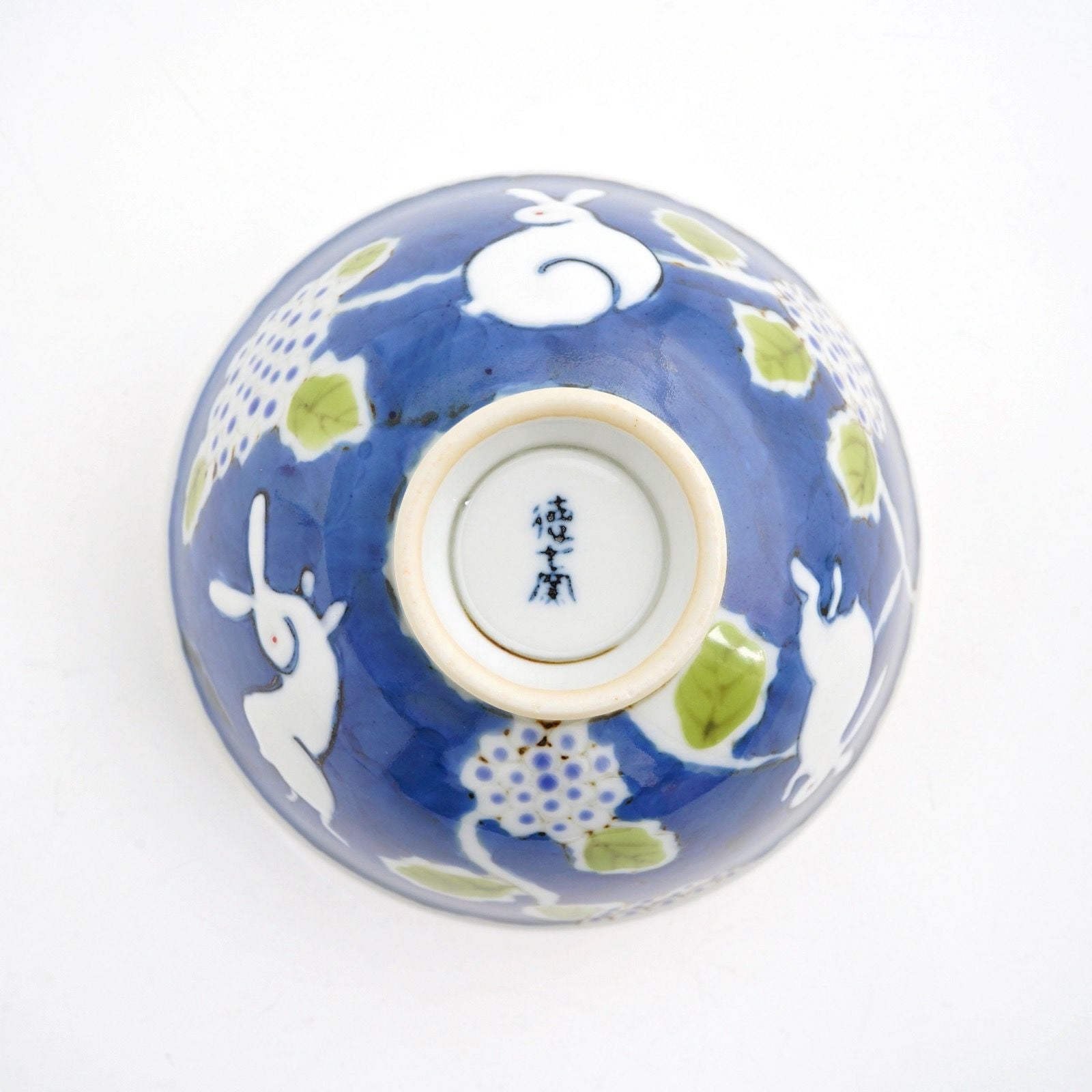 有田焼・伊万里焼（佐賀県） 【有田焼】伊万里濃花兎 飯碗（大）〈1個