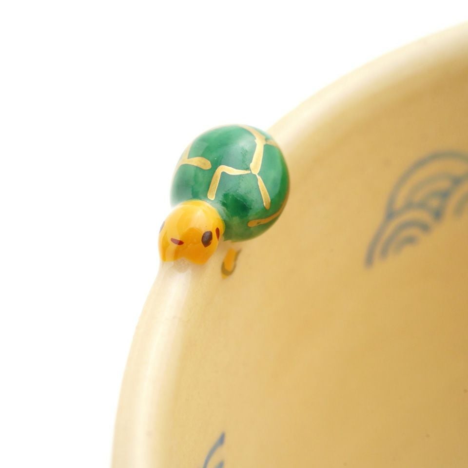 京焼・清水焼（京都府） 【京焼・清水焼】鶴亀 抹茶碗〈1個〉 |皿や鉢