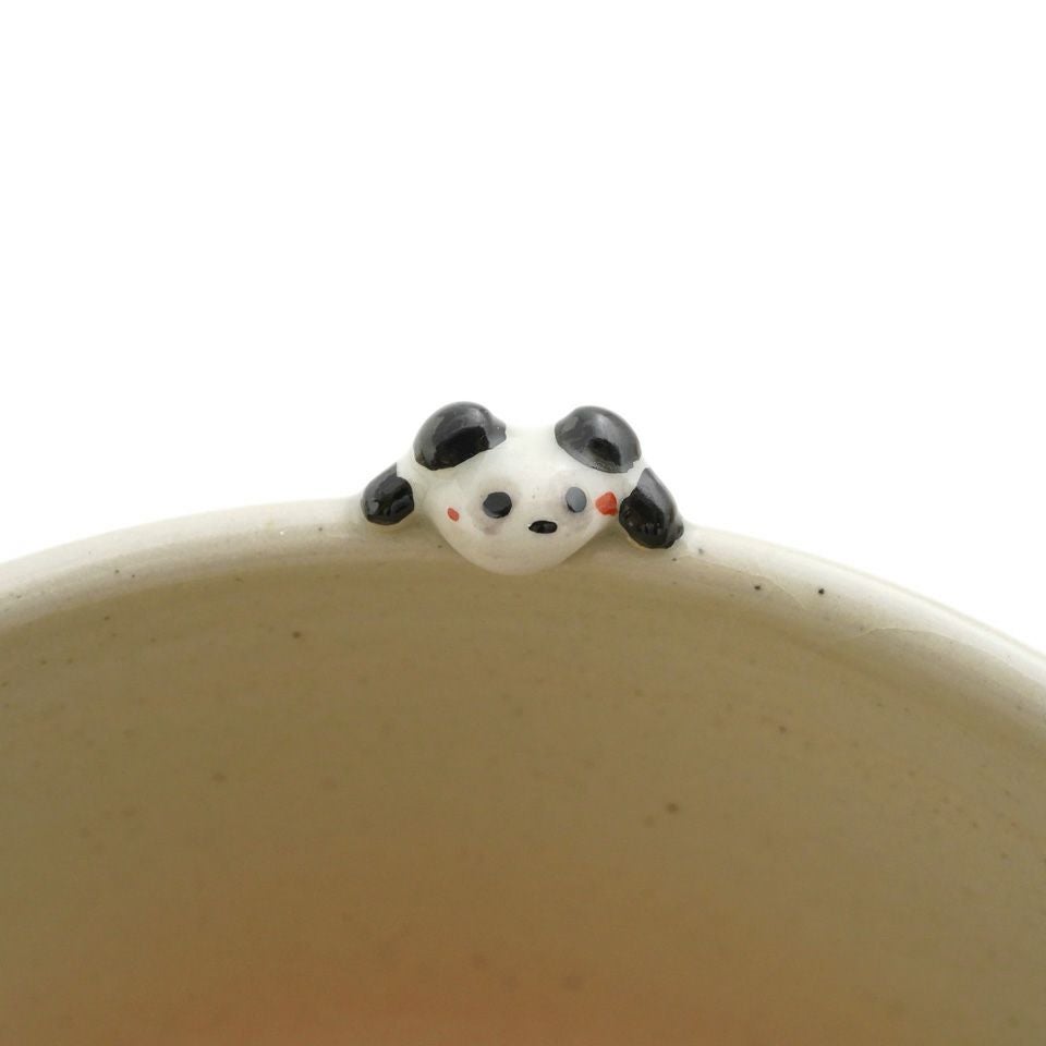 京焼・清水焼（京都府） 【京焼・清水焼】笹パンダ 抹茶碗〈1個〉 |皿