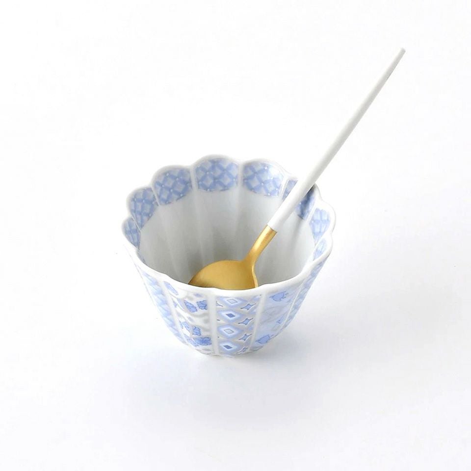 花離宮シリーズ 【波佐見焼】花離宮 7.5cm ボウル（ブルー）〈1個