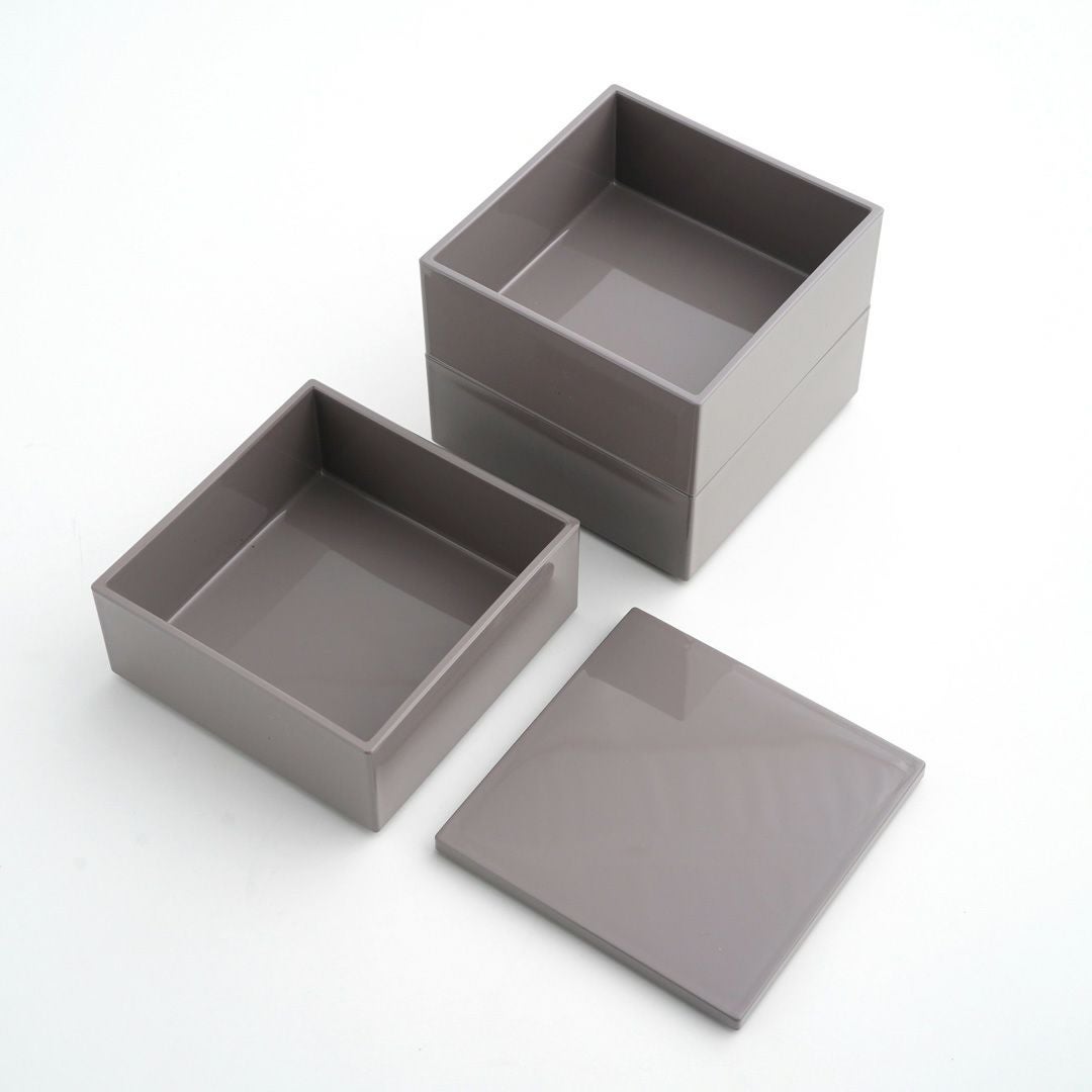 越前塗　三段重 新品未使用品 和モダン漆器 【越前塗】towan 三段重S（スミレ）〈1個〉 |皿や鉢など