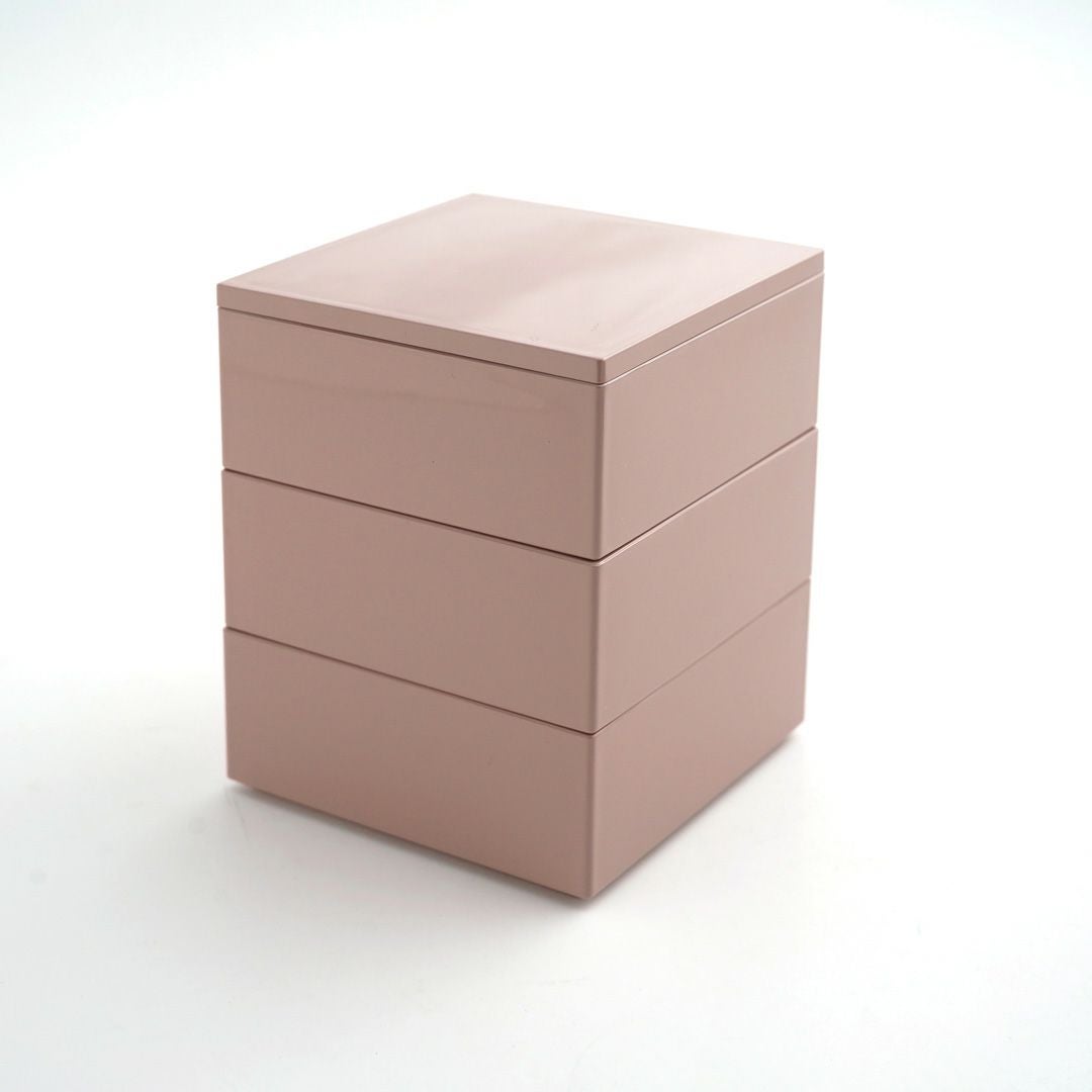 和モダン漆器 【越前塗】towan 三段重S（サクラ）〈1個〉 |皿や鉢など