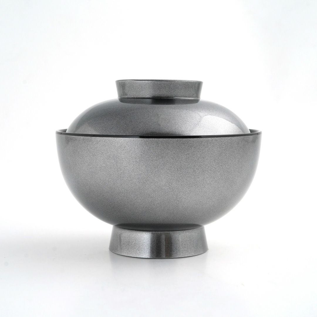 和モダン漆器 【越前塗】吸物椀（ブラックシルバー）〈1個〉 |皿や鉢