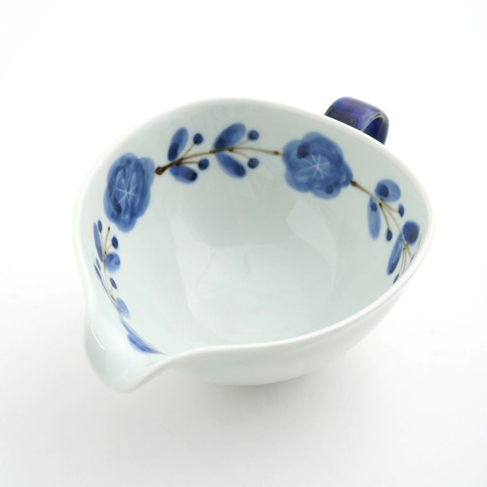 皓洋窯（こうようがま） 【皓洋窯】染付錆花つなぎ 片口マルチカップ
