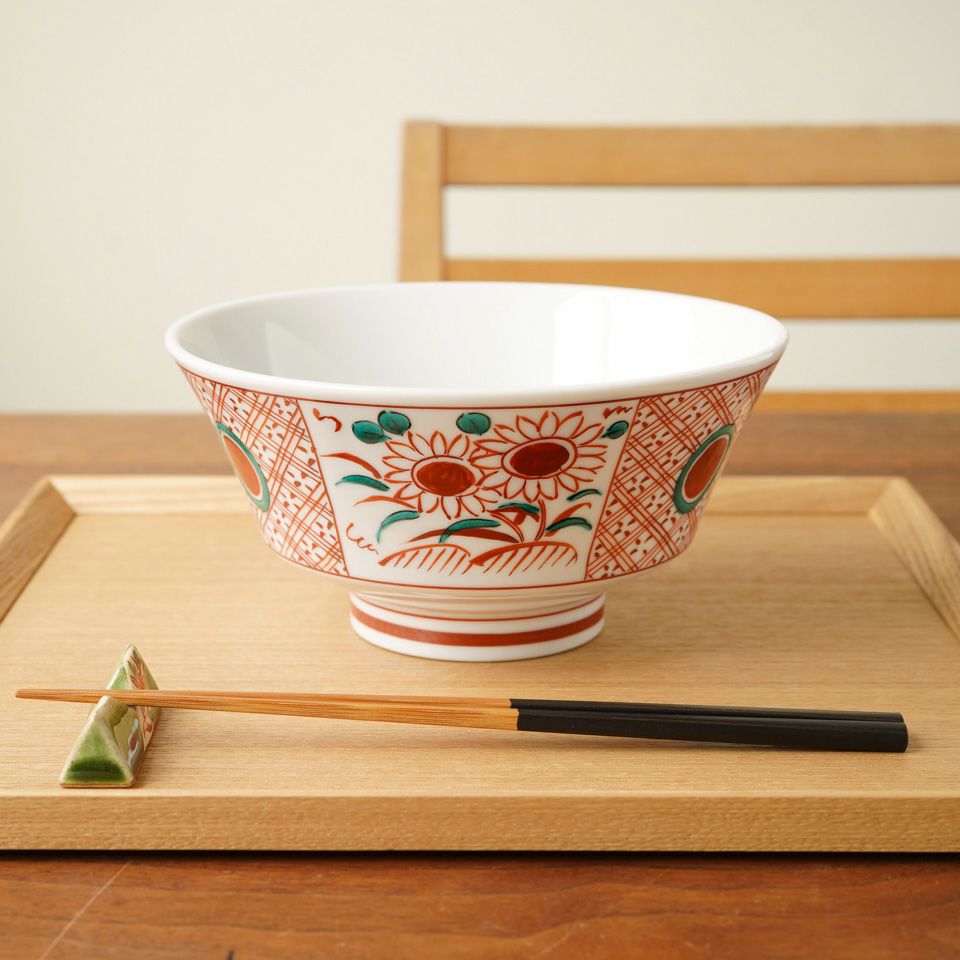 九谷焼 伝統柄 【九谷焼】丼・赤絵〈1個〉 |皿や鉢など和食器の通販は