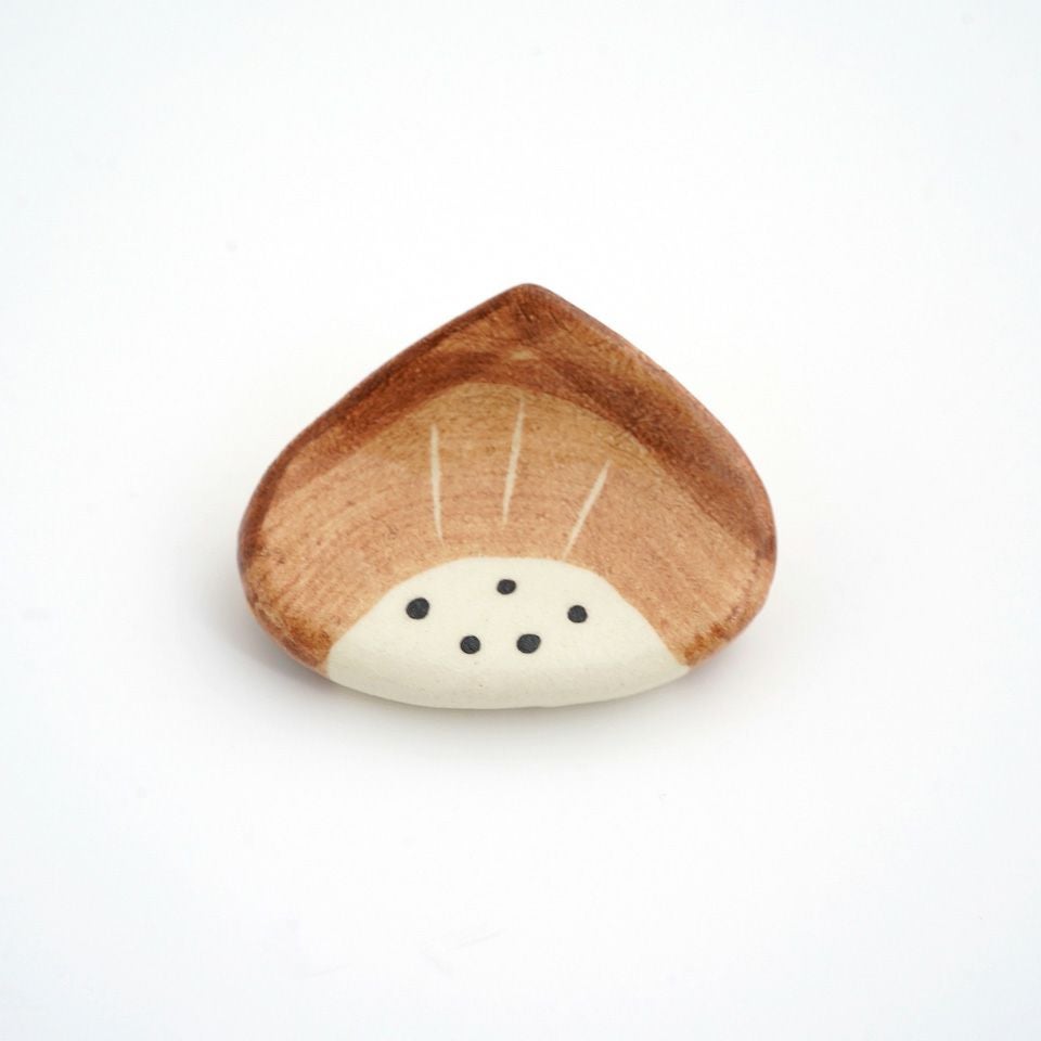 京焼・清水焼（京都府） 【京焼・清水焼】栗 箸置〈5個〉 |皿や鉢など