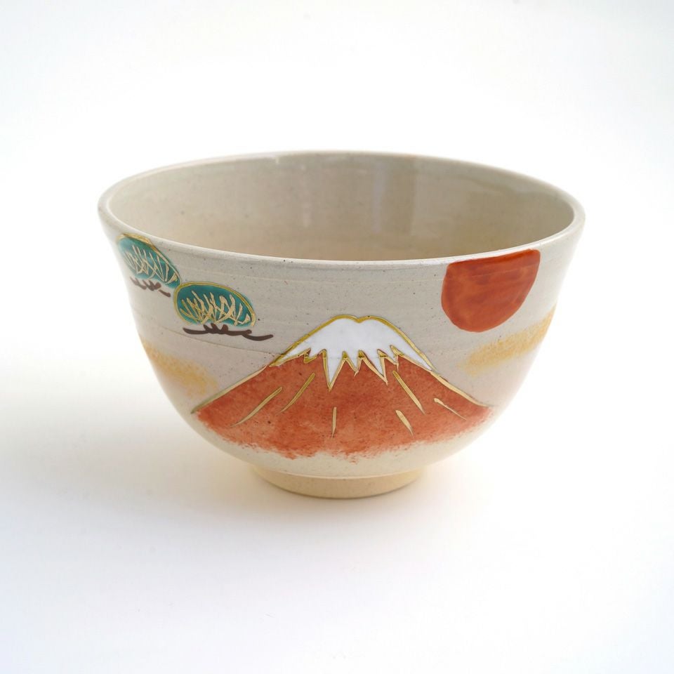 京焼・清水焼（京都府） 【京焼・清水焼】富士山 松 抹茶碗〈1個〉 |皿