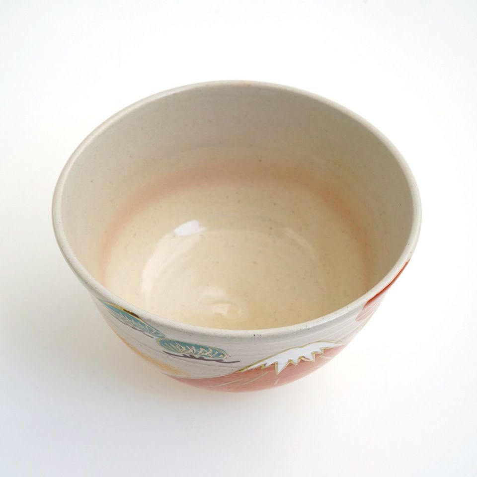 京焼・清水焼（京都府） 【京焼・清水焼】富士山 松 抹茶碗〈1個〉 |皿
