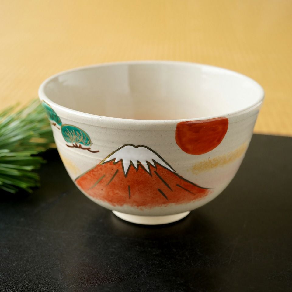 京焼・清水焼（京都府） 【京焼・清水焼】富士山 松 抹茶碗〈1個〉 |皿