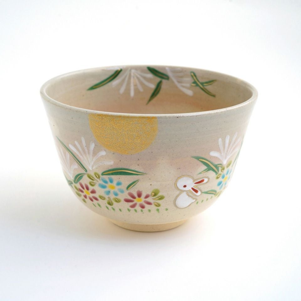京焼・清水焼 抹茶碗 【京焼・清水焼】桃 抹茶碗〈1個〉 |皿や鉢など和