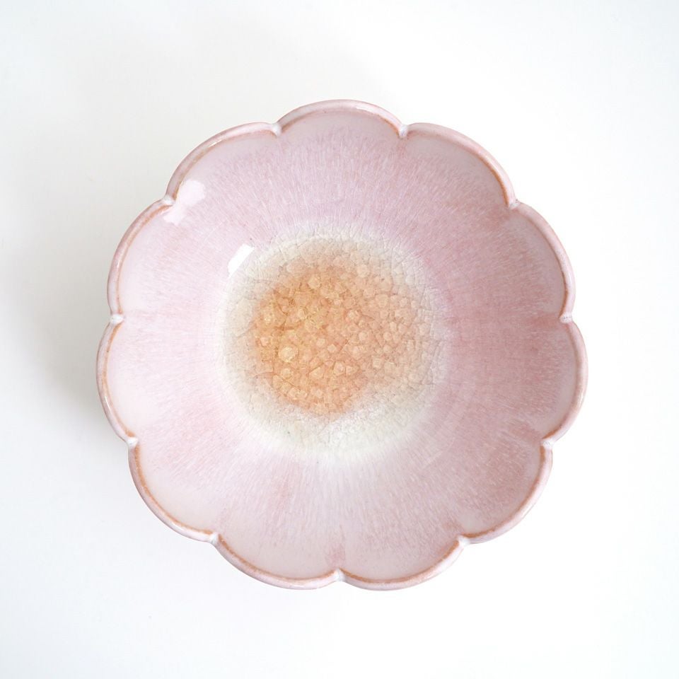 うらら うらら 輪花中鉢〈1個〉萩焼 |皿や鉢など和食器の通販は京都の