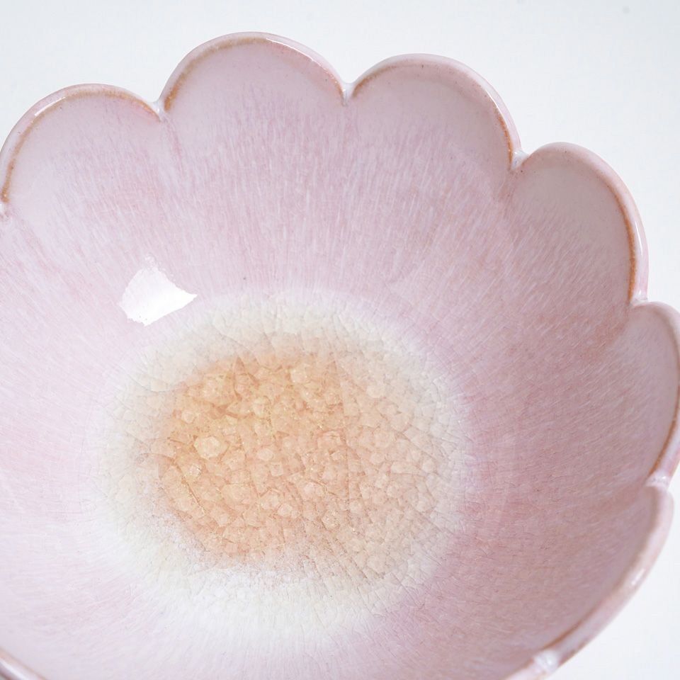 うらら うらら 輪花中鉢〈1個〉萩焼 |皿や鉢など和食器の通販は京都の