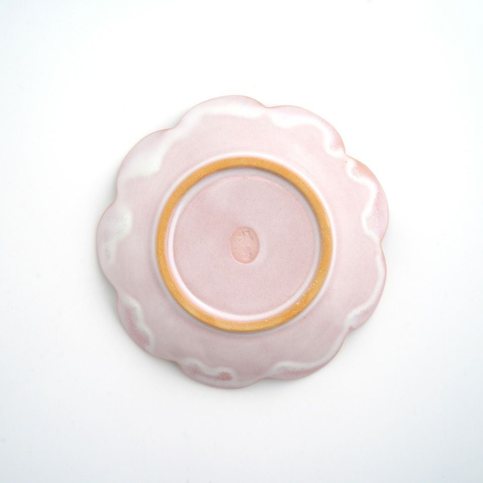 うらら うらら 輪花銘々皿〈1枚〉萩焼 |皿や鉢など和食器の通販は京都
