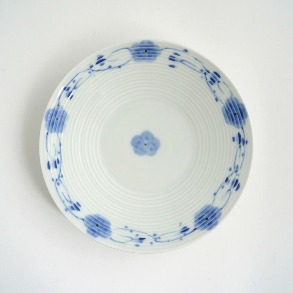 シリーズ以外・その他 【おまとめSALE】花つなぎ 皿（赤・青）〈2枚