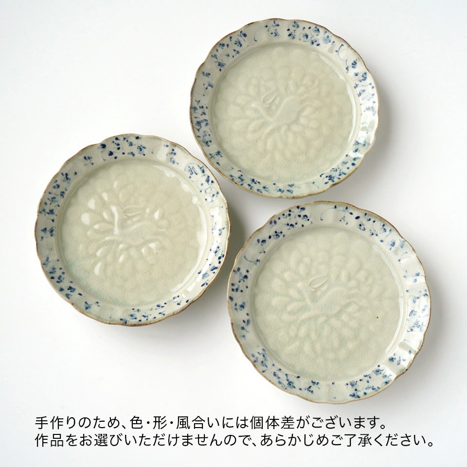 石井桃子　五寸輪花皿　2枚 石井桃子（いしいももこ） 【石井桃子】5寸輪花皿（シカ）〈1枚〉 |皿