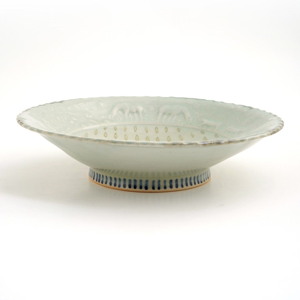 桃子新品　陶器　陶芸作家　浅鉢2個　656 石井桃子（いしいももこ） 【石井桃子】浅鉢〈1個〉 |皿や鉢など和食器