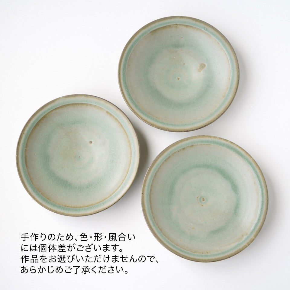 市野耕(いちのこう) 【市野耕】彩色灰釉 6寸皿〈1枚〉 |皿や鉢など和