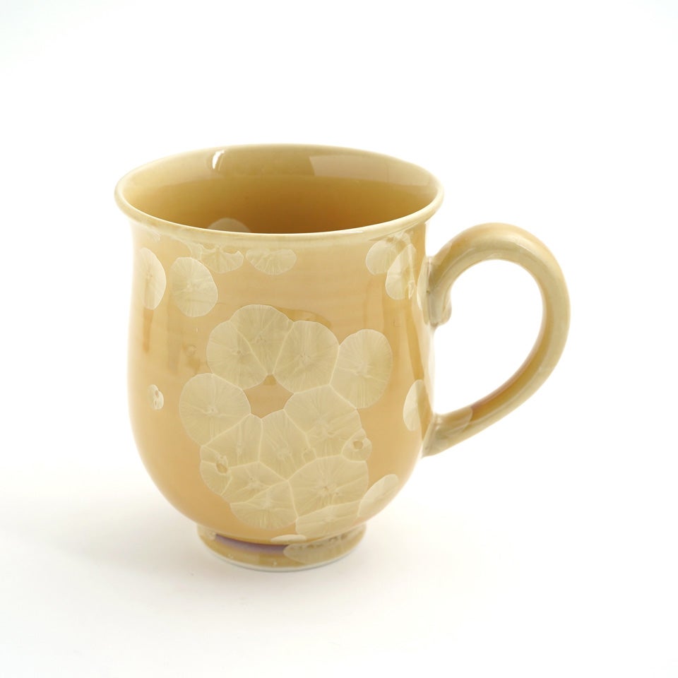 花結晶 【京焼・清水焼】花結晶 マグカップ（金花）〈1個〉 |皿や鉢